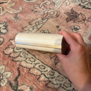 Jimmy Choo Women's White Sunglass Case with Cleaning Cloth